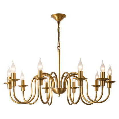 Candle Copper Chandelier